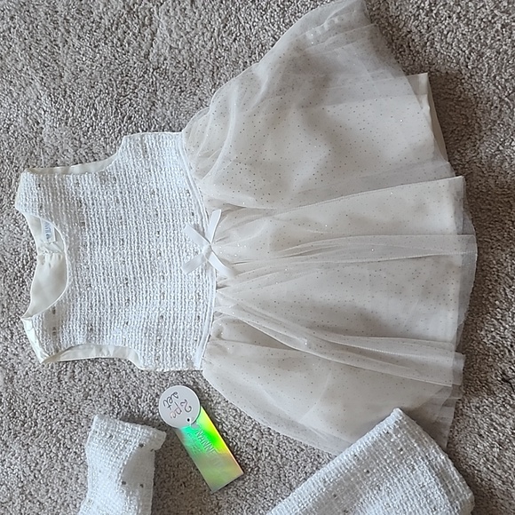 NWT Ivory Toddler 2 Piece Party Dress - Picture 3 of 7